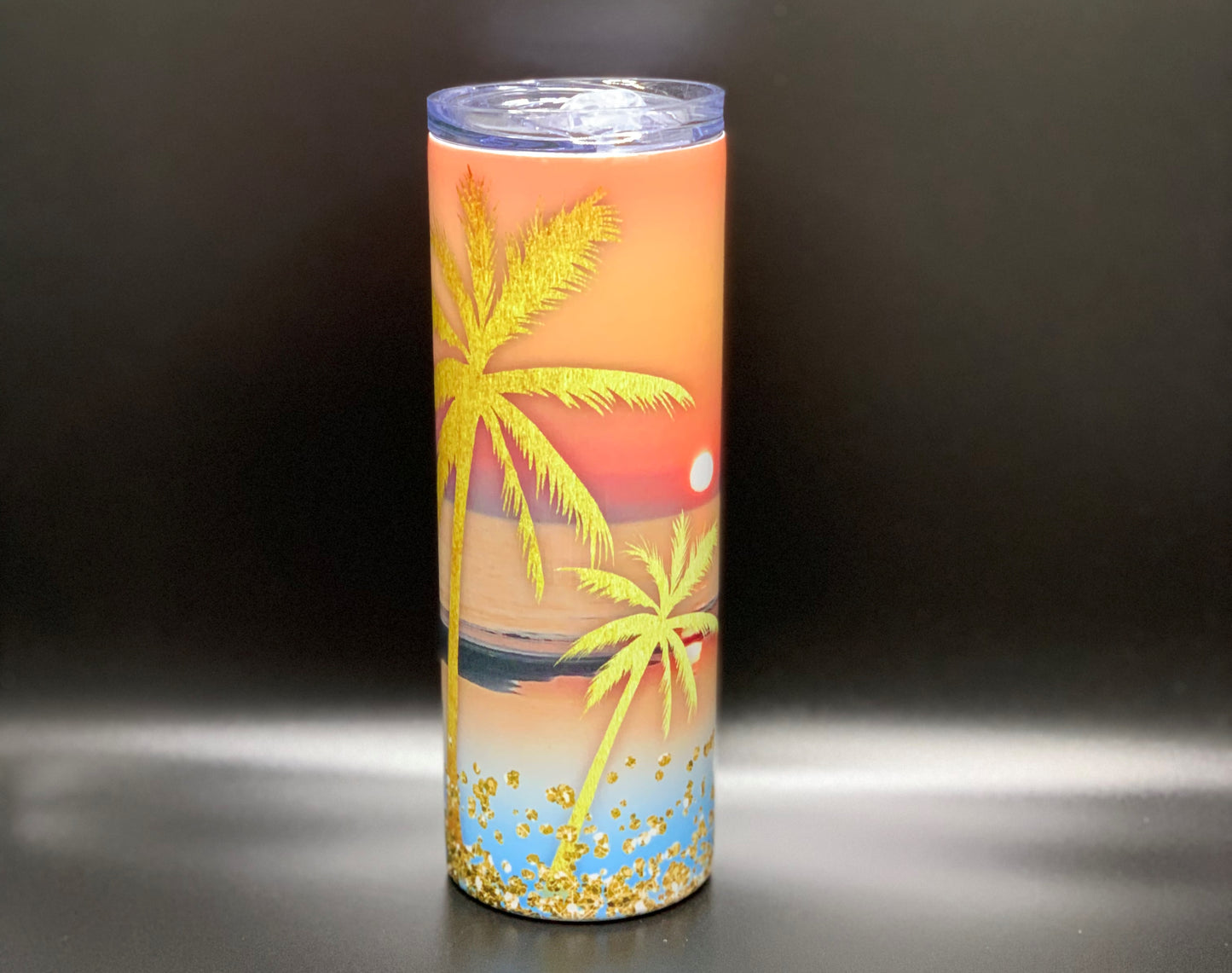 20OZ SKINNY TUMBLER - PALM TREE