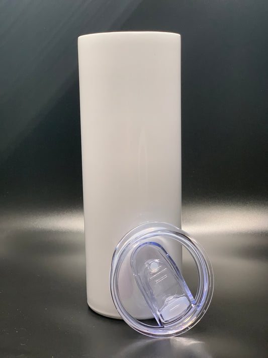 20OZ STRAIGHT SKINNY WHITE SUBLIMATION BLANK