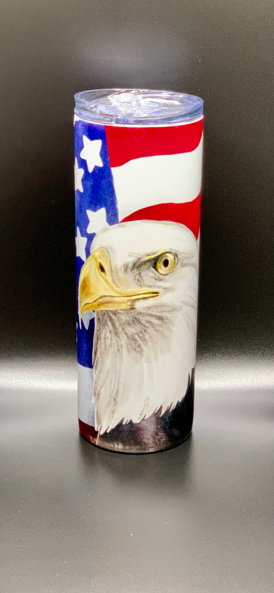 20OZ SKINNY TUMBLER - EAGLE