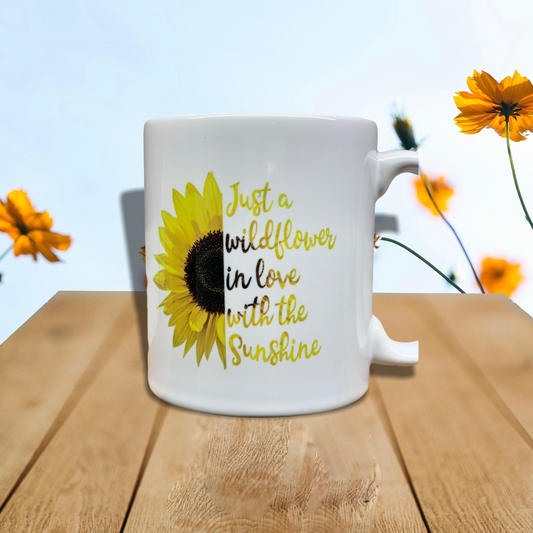 11OZ CERAMIC MUG - SUNFLOWER