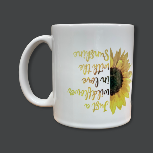 11OZ CERAMIC MUG - UPSIDEDOWN PRINT